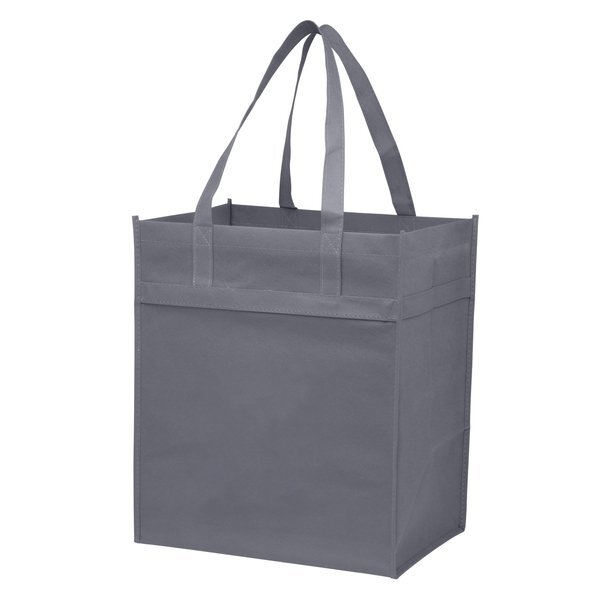 Deluxe Heavy Duty Non-Woven Market Tote with Poly Board Insert