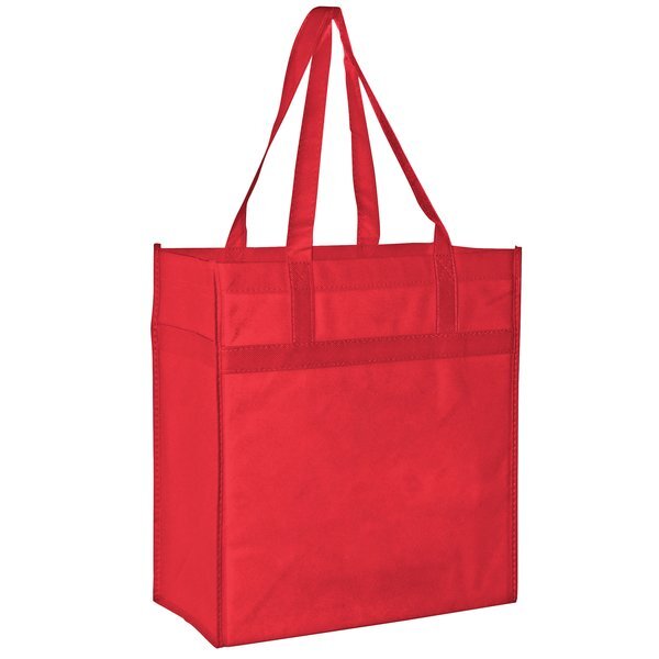 Heavy Duty Non-Woven Grocery Bag with Poly Board Insert
