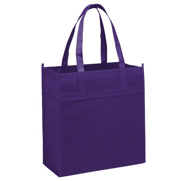 Heavy Duty Non-Woven Grocery Bag with Poly Board Insert