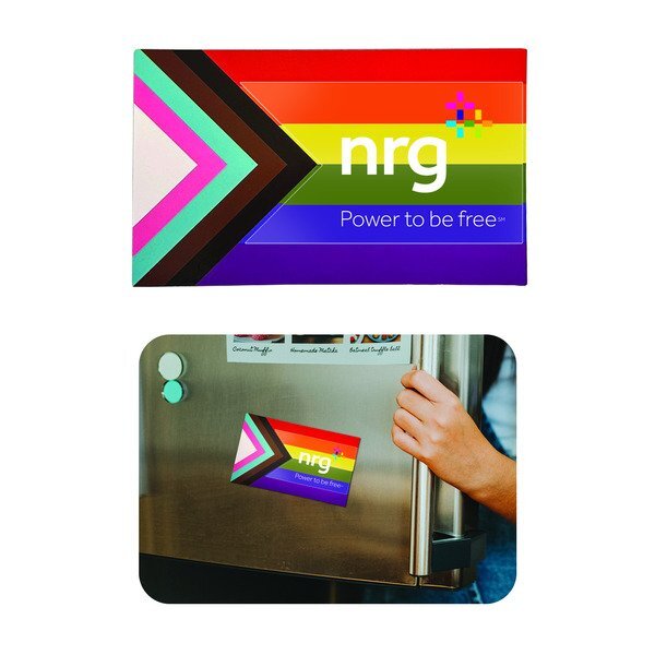 Progressive Pride Flag Vinyl Magnet