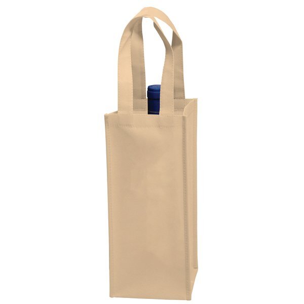 Single Bottle Non-Woven Wine Tote