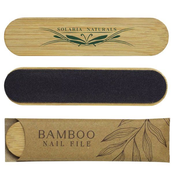 Bamboo Nail File in Kraft Sleeve
