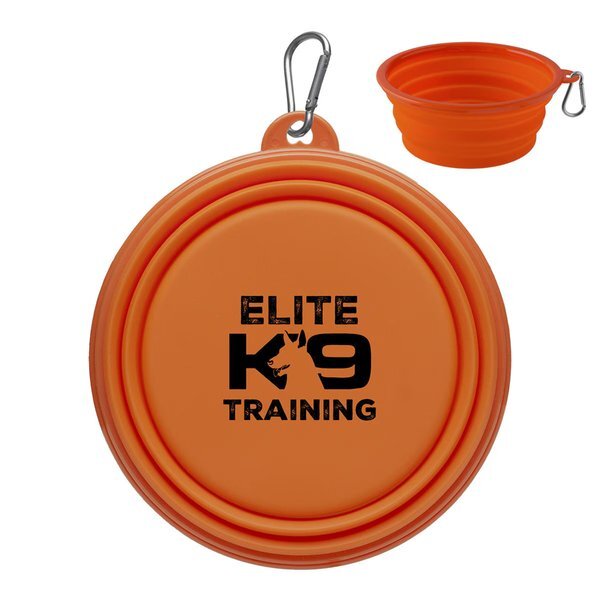 Large Collapsible Silicone Pet Bowl