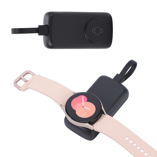 Baron Power Bank w/ Watch Charger & Built-In Cable, 2000mAh