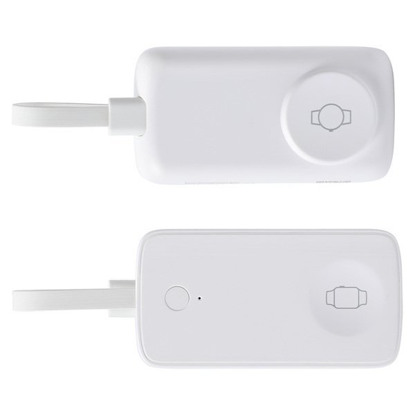 Baron Power Bank w/ Watch Charger & Built-In Cable, 2000mAh