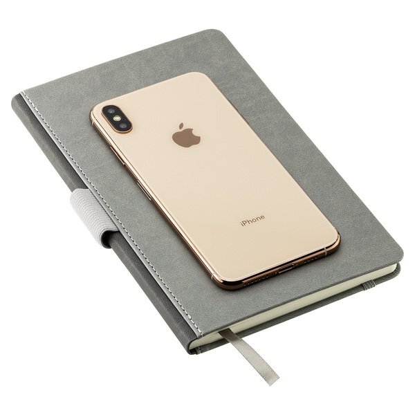 Chairman Hard Cover Textured Journal w/ Pen Loop, 8-1/4" x 5-1/4"