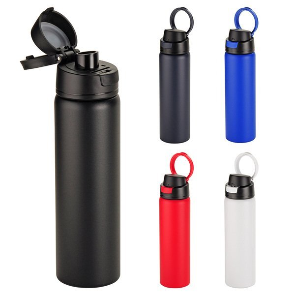 Cabrio Recycled Stainless Steel Vacuum Insulated Bottle, 24oz.