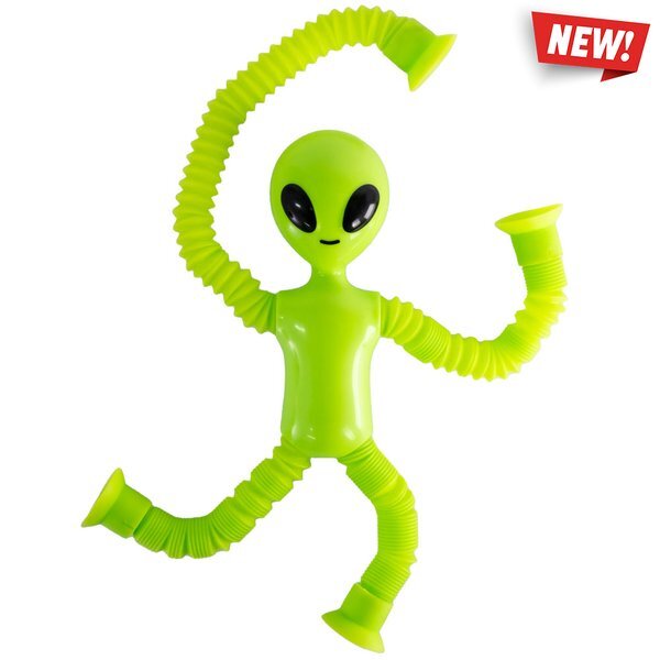 Green Alien Bendy Man