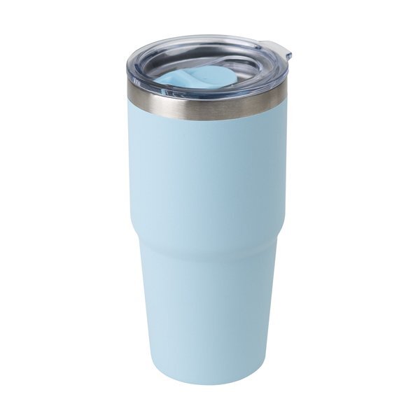 Brea Recycled Stainless Steel Tumbler w/ Straw, 14oz.