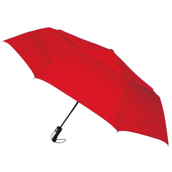 Windflow Dynamo Deluxe Vented Auto Open Folding Umbrella, 48" Arc