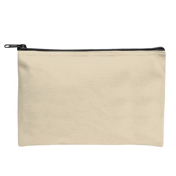 Recycled Canvas Zippered Pouch