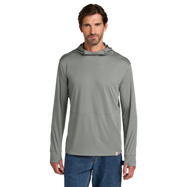 Carhartt® Force® Sun Defender™ Poly Long Sleeve Hooded Unisex T-Shirt