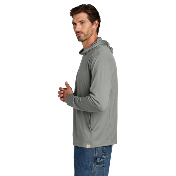 Carhartt® Force® Sun Defender™ Poly Long Sleeve Hooded Unisex T-Shirt