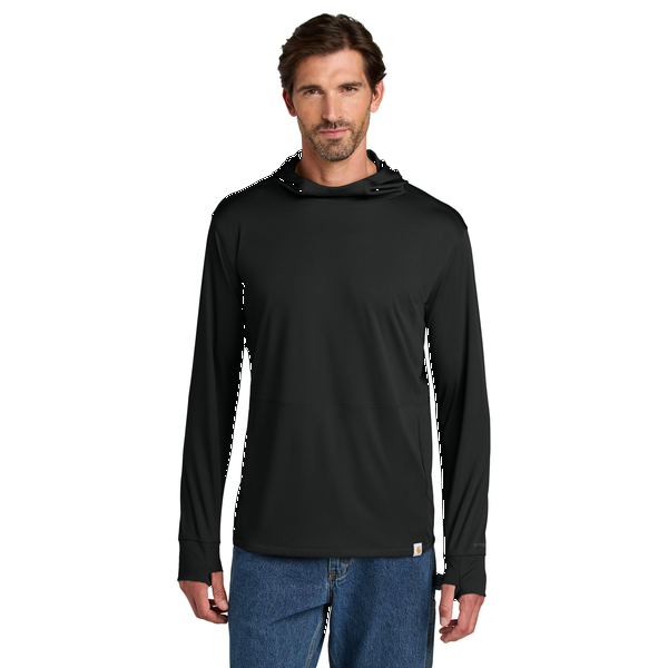Carhartt® Force® Sun Defender™ Poly Long Sleeve Hooded Unisex T-Shirt