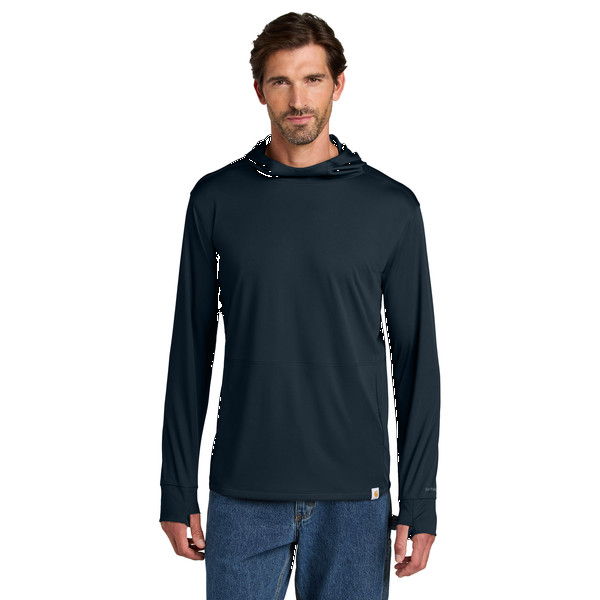 Carhartt® Force® Sun Defender™ Poly Long Sleeve Hooded Unisex T-Shirt