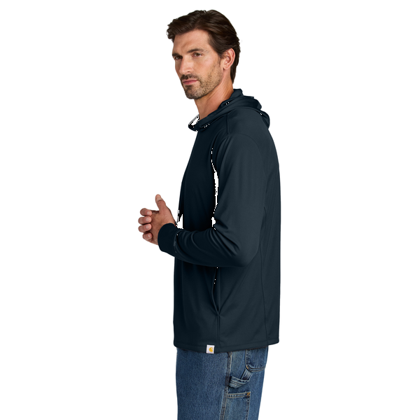 Carhartt® Force® Sun Defender™ Poly Long Sleeve Hooded Unisex T-Shirt