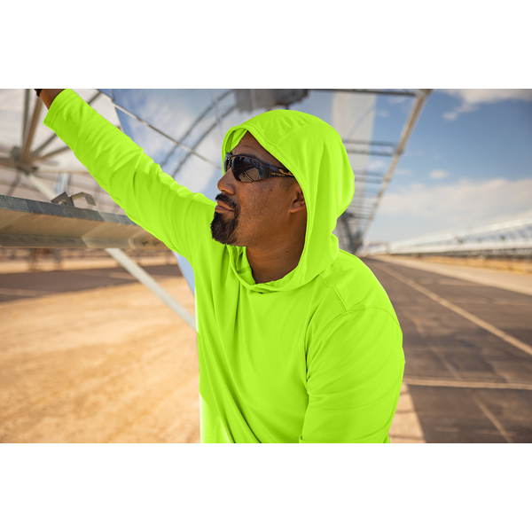 Carhartt® Force® Sun Defender™ Poly Long Sleeve Hooded Unisex T-Shirt