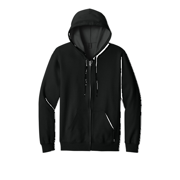 Gildan® Softstyle® Midweight Fleece Cotton/Poly Full-Zip Unisex Hooded Sweatshirt