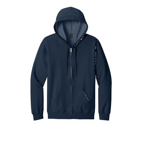 Gildan® Softstyle® Midweight Fleece Cotton/Poly Full-Zip Unisex Hooded Sweatshirt