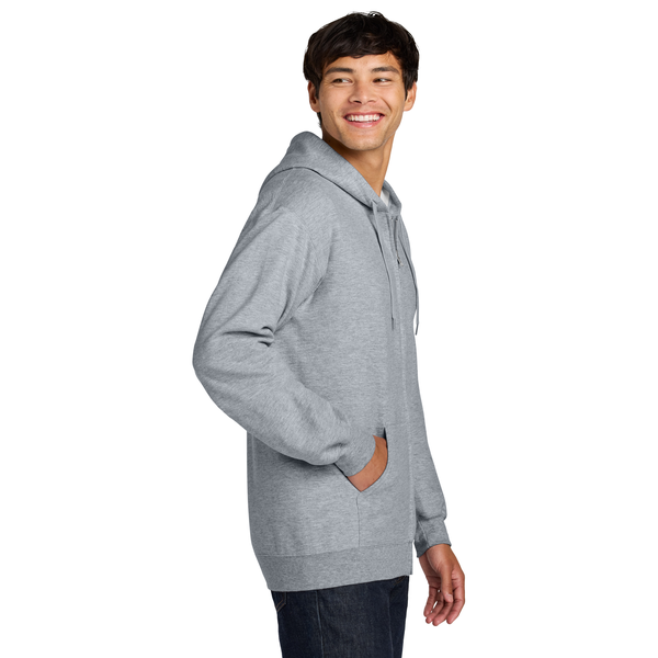 Gildan® Softstyle® Midweight Fleece Cotton/Poly Full-Zip Unisex Hooded Sweatshirt