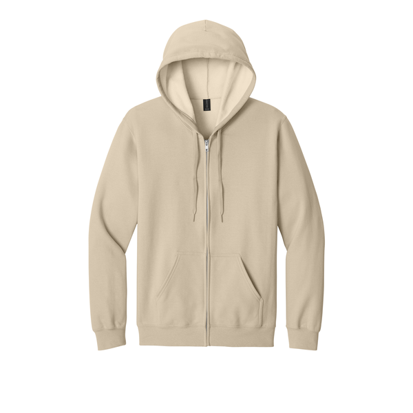 Gildan® Softstyle® Midweight Fleece Cotton/Poly Full-Zip Unisex Hooded Sweatshirt