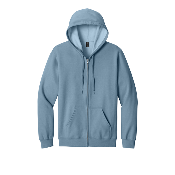 Gildan® Softstyle® Midweight Fleece Cotton/Poly Full-Zip Unisex Hooded Sweatshirt