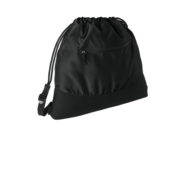 Port Authority® Agility Mesh Polyester Pocket Cinchpack