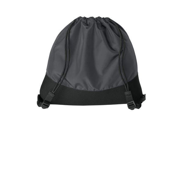 Port Authority® Agility Mesh Polyester Pocket Cinchpack
