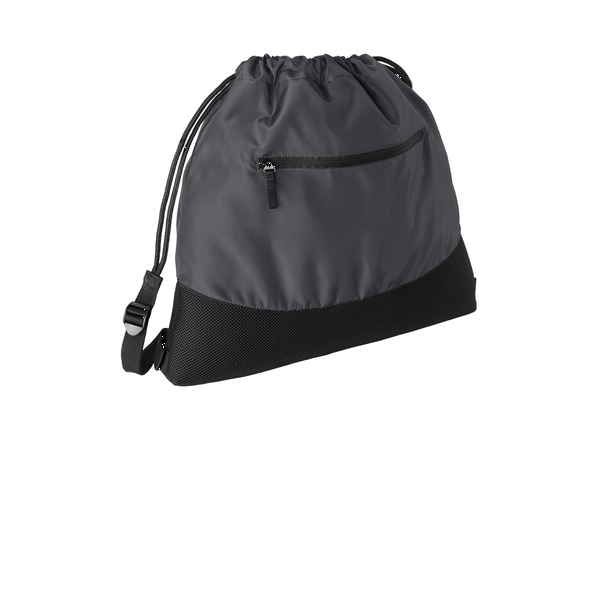 Port Authority® Agility Mesh Polyester Pocket Cinchpack