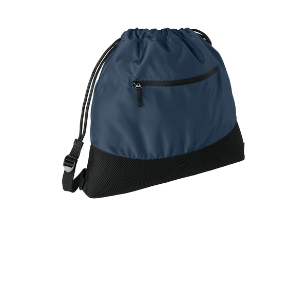 Port Authority® Agility Mesh Polyester Pocket Cinchpack