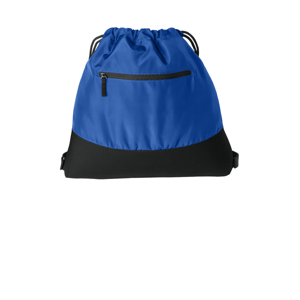Port Authority® Agility Mesh Polyester Pocket Cinchpack