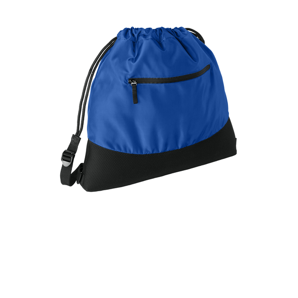 Port Authority® Agility Mesh Polyester Pocket Cinchpack