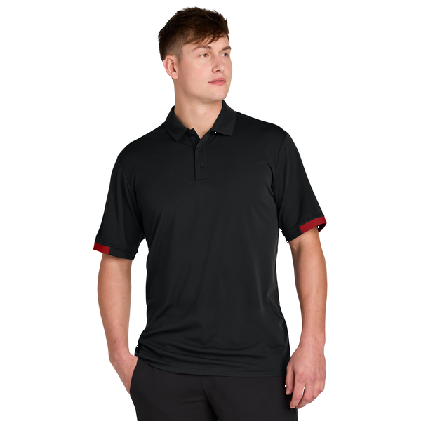 Sport-Tek® Club Colorblock Recycled Poly Men's Polo