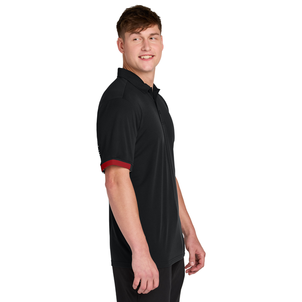Sport-Tek® Club Colorblock Recycled Poly Men's Polo