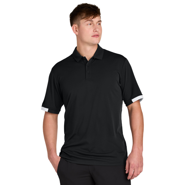 Sport-Tek® Club Colorblock Recycled Poly Men's Polo