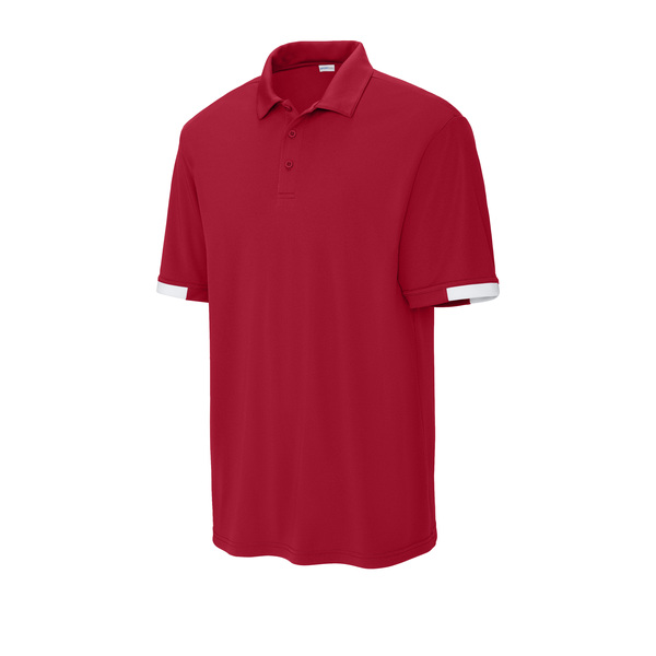 Sport-Tek® Club Colorblock Recycled Poly Men's Polo