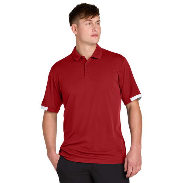 Sport-Tek® Club Colorblock Recycled Poly Men's Polo