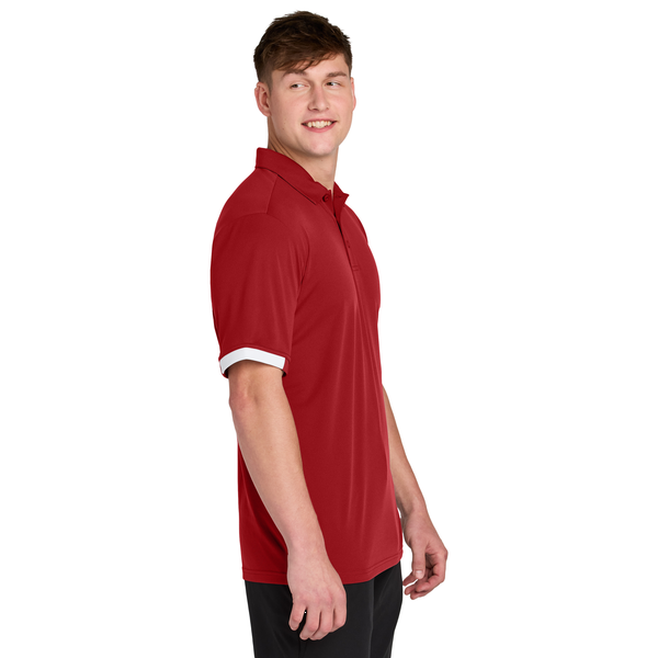 Sport-Tek® Club Colorblock Recycled Poly Men's Polo