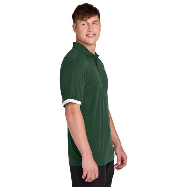Sport-Tek® Club Colorblock Recycled Poly Men's Polo
