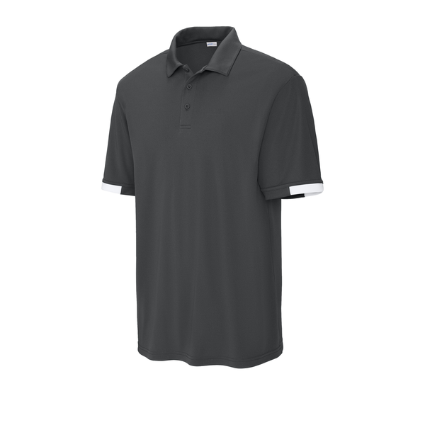 Sport-Tek® Club Colorblock Recycled Poly Men's Polo