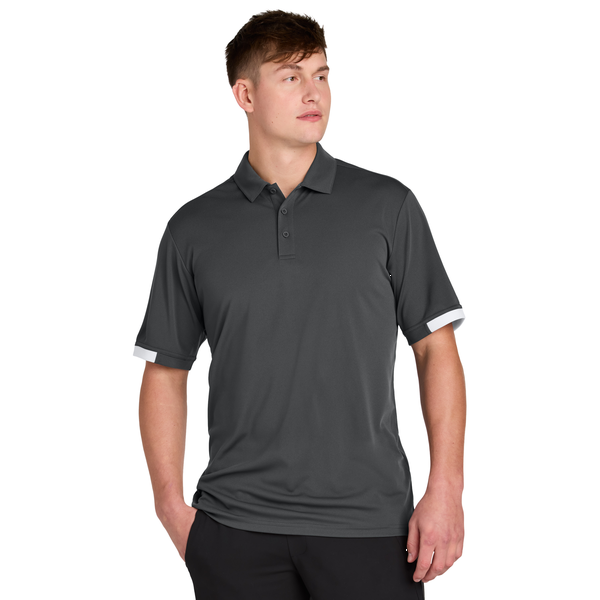 Sport-Tek® Club Colorblock Recycled Poly Men's Polo