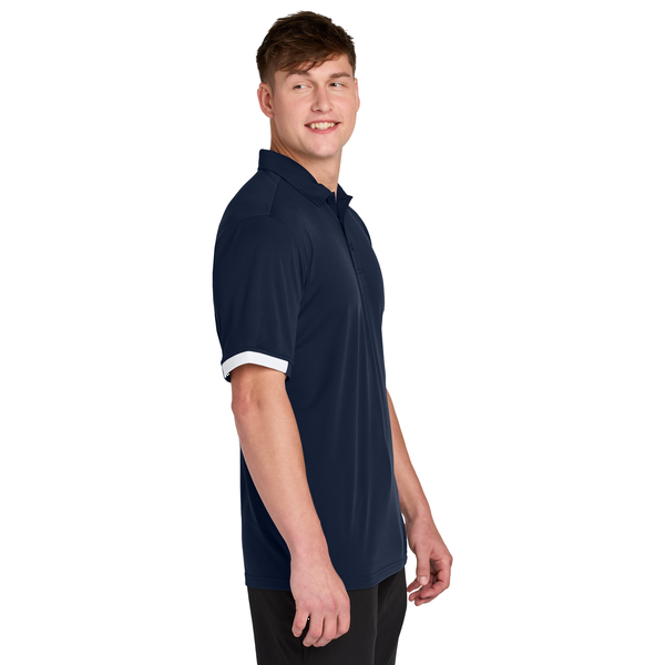 Sport-Tek® Club Colorblock Recycled Poly Men's Polo