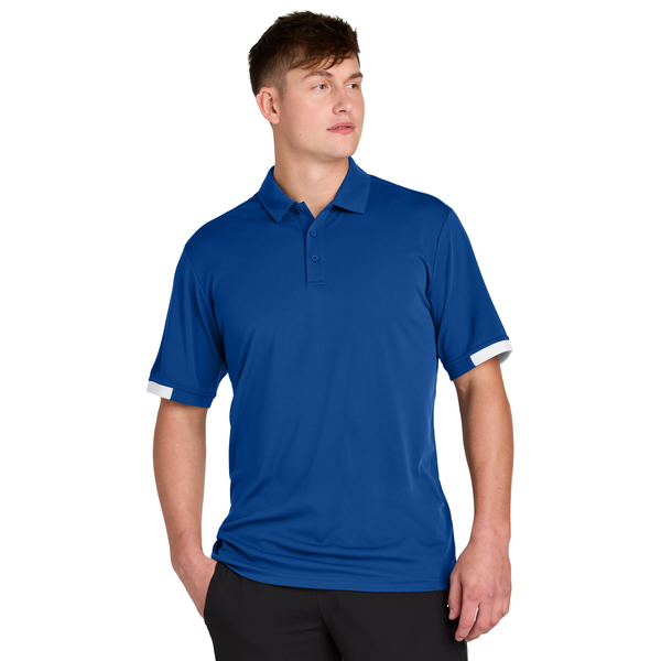 Sport-Tek® Club Colorblock Recycled Poly Men's Polo