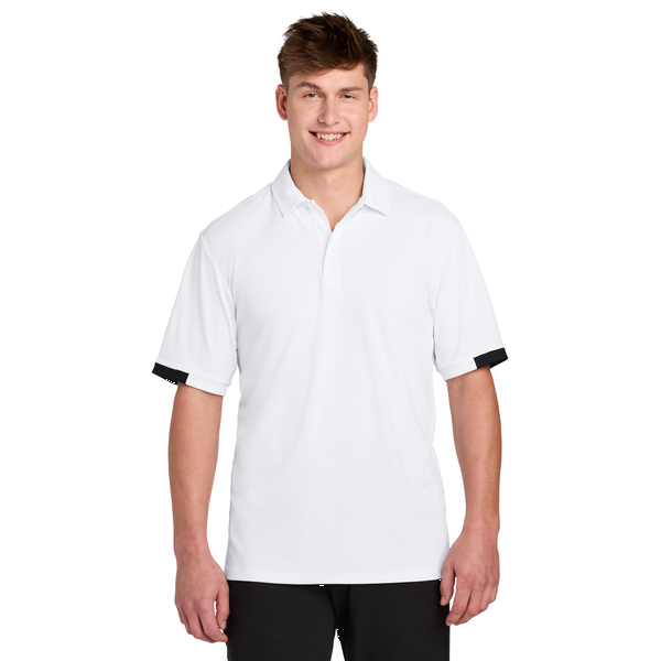 Sport-Tek® Club Colorblock Recycled Poly Men's Polo