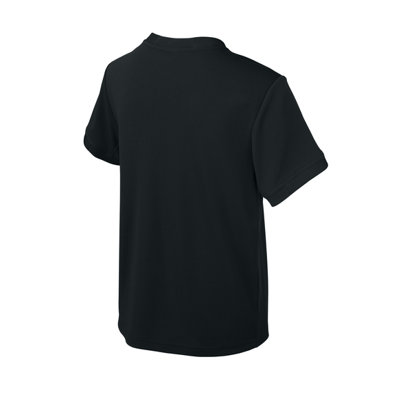 Sport-Tek® Club Recycled Poly Short Sleeve Youth Crew Tee