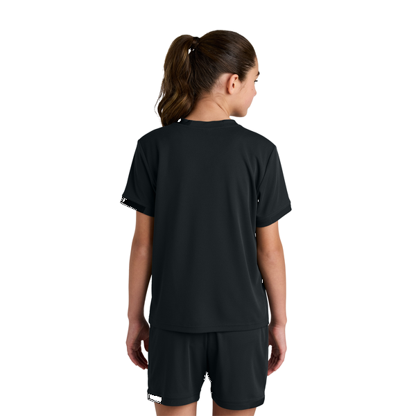 Sport-Tek® Club Recycled Poly Short Sleeve Youth Crew Tee