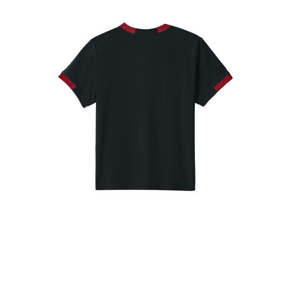 Sport-Tek® Club Recycled Poly Short Sleeve Youth Crew Tee