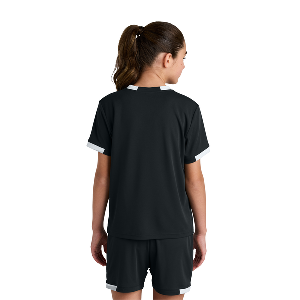 Sport-Tek® Club Recycled Poly Short Sleeve Youth Crew Tee