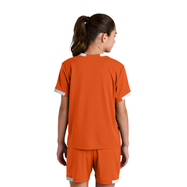 Sport-Tek® Club Recycled Poly Short Sleeve Youth Crew Tee