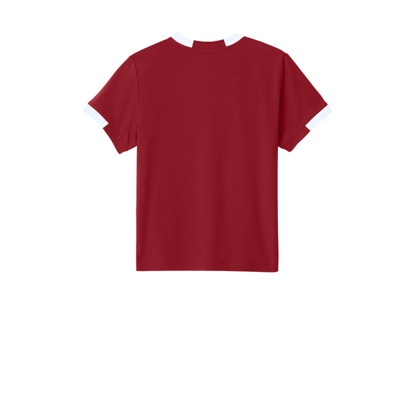 Sport-Tek® Club Recycled Poly Short Sleeve Youth Crew Tee